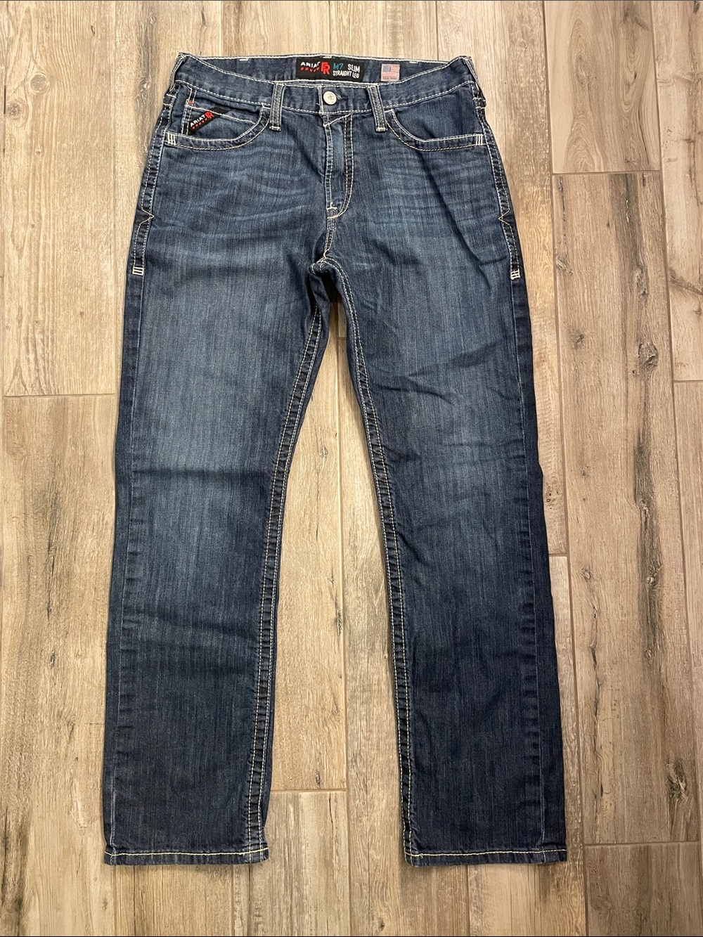 FR M7 Slim Stretch DuraLight Shoreway Straight Leg Jean Men’s Size 34x34